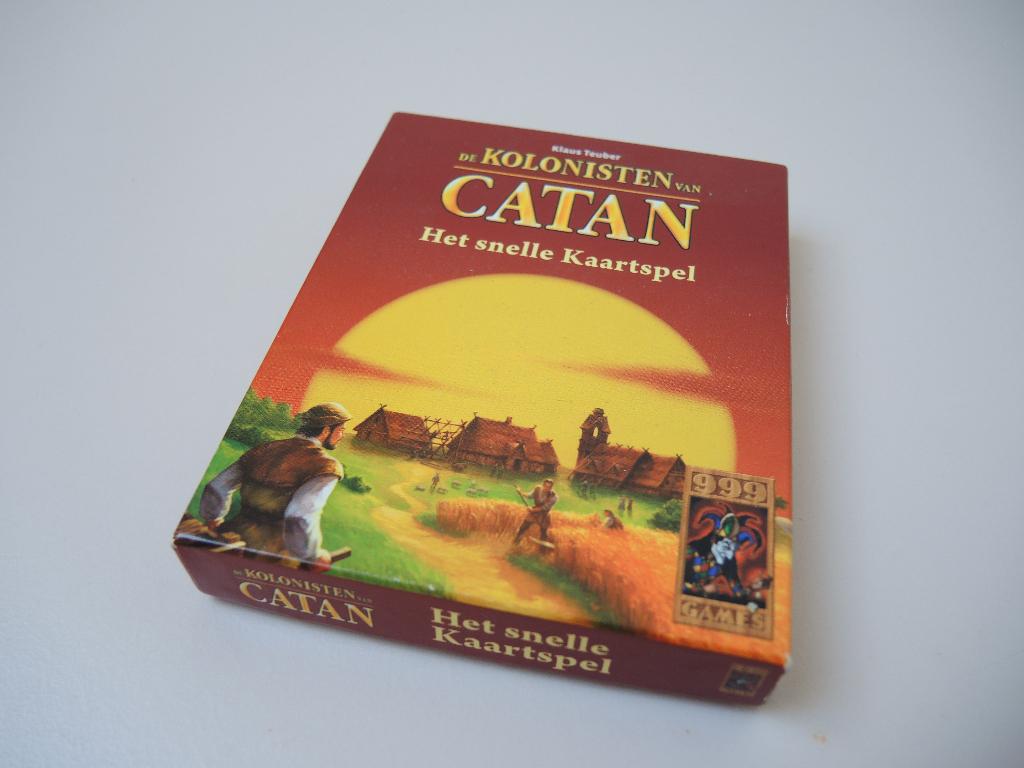 Kolonisten van Catan kaartspel, Een of twee spelers, Ophalen of Verzenden, Zo goed als nieuw, 999 Games