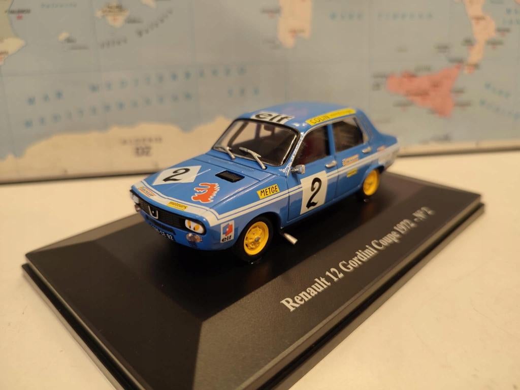 19643: Renault 12 Gordini Coupe #2 - 1972 - Eligor 1:43, Overige merken, Auto, Nieuw, Ophalen of Verzenden