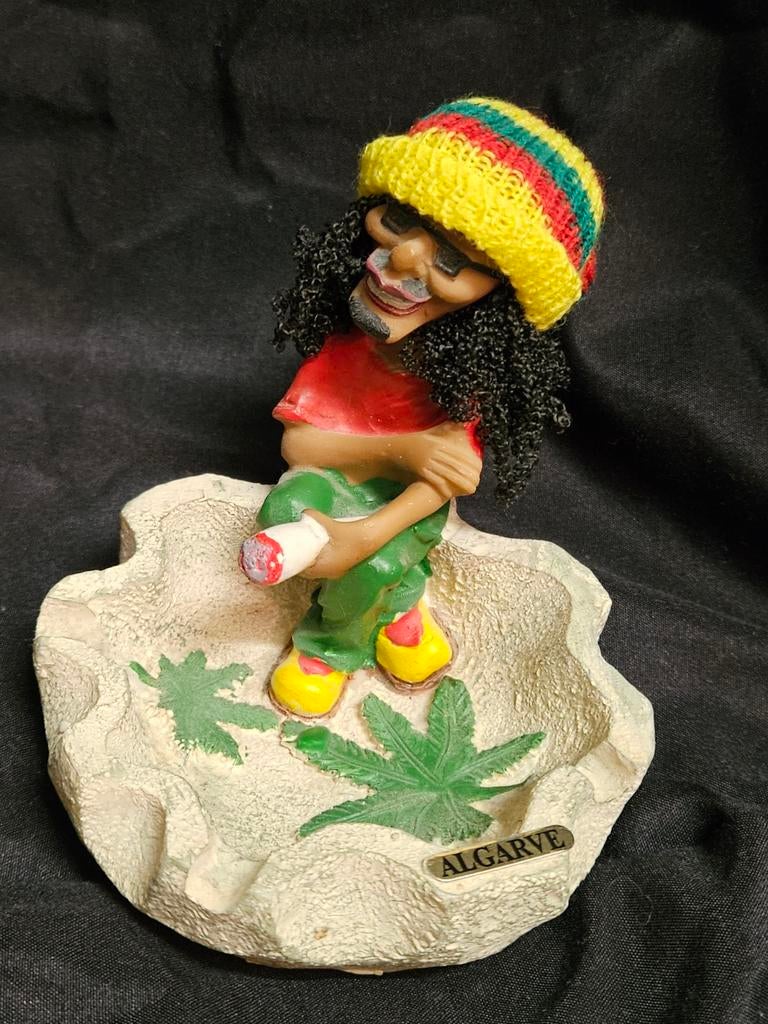 Rasta man asbak Algarve, Ophalen of Verzenden, Zo goed als nieuw, Mens