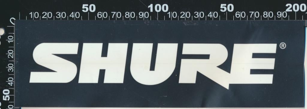 Sticker: Shure, Ophalen of Verzenden, Zo goed als nieuw, Bedrijf of Vereniging