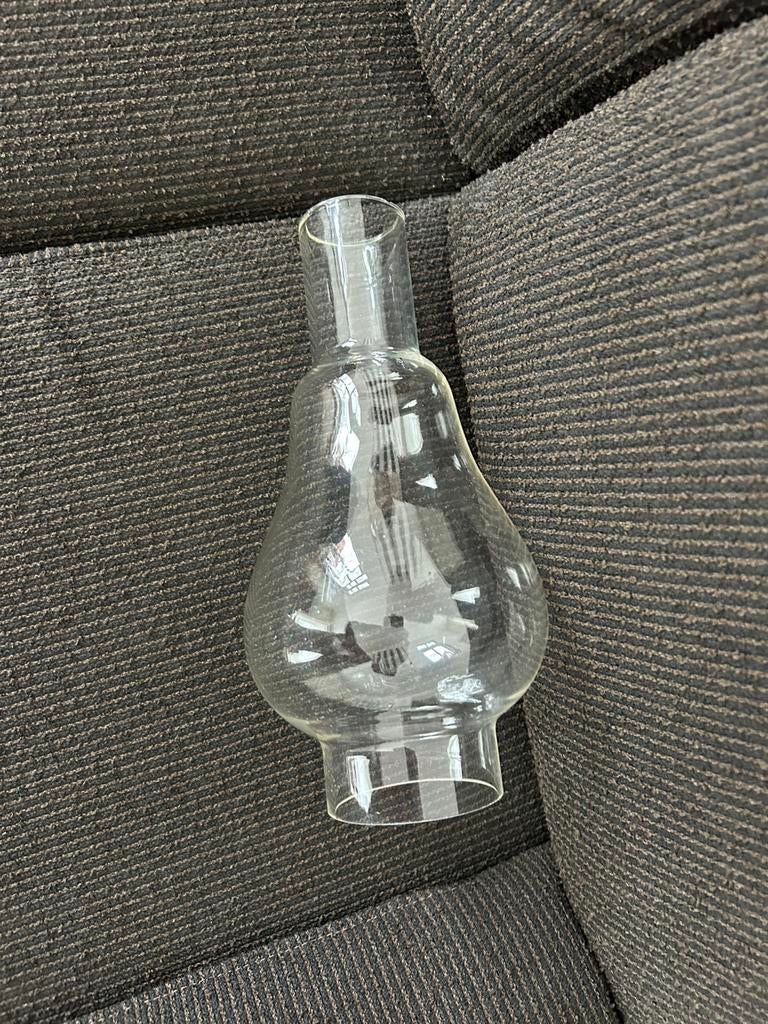 Glazen lampenkap (schoorsteen, globe), Antiek en Kunst, Ophalen of Verzenden