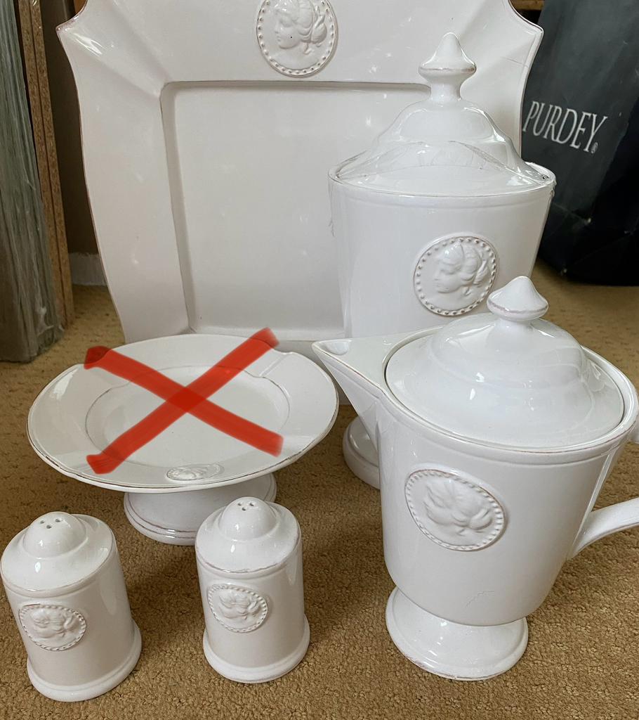 Amadeo servies - alles samen van 78 > 65 > nu voor €50, Ophalen of Verzenden, Zo goed als nieuw, Overige stijlen, Overige typen