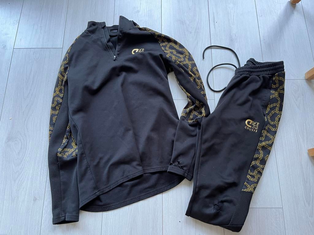 Cruyff Trainingspak Maat 164, Ophalen of Verzenden, Gebruikt, Jongen, Sport- of Zwemkleding