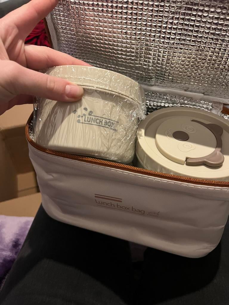 Nieuwe Lunchbox met Thermische Tas, Ophalen of Verzenden, Nieuw