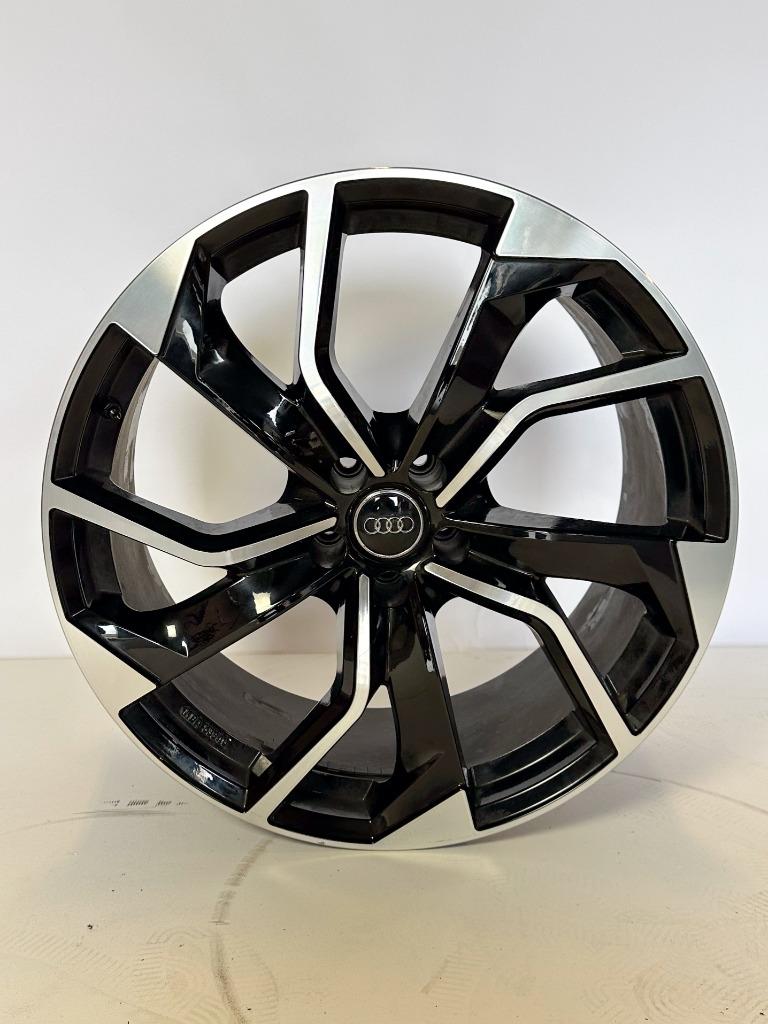 Velgenset  21 inch 10J Audi GMP Italia Rebel Black incl TPMS, Auto-onderdelen, Banden en Velgen, Gebruikt, Velg(en), Personenwagen
