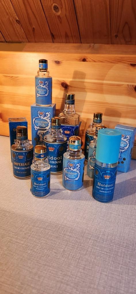 Vintage Boldoot Parfum Flesjes - Jaren 70 Verzameling, Ophalen of Verzenden, Zo goed als nieuw