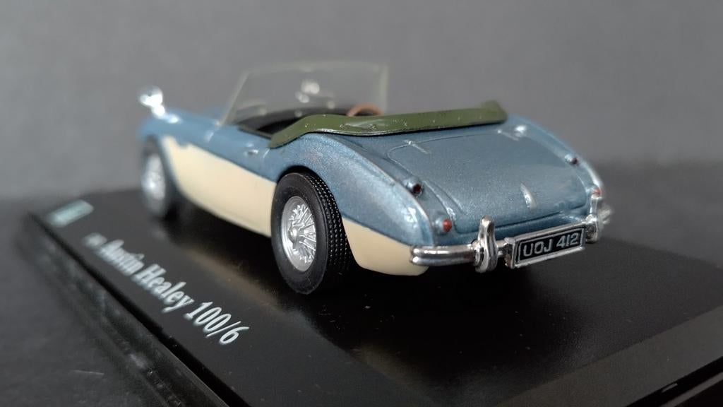 Austin Healey 100/6 1:43 Oliex Cararama pol, Overige merken, Auto, Verzenden, .