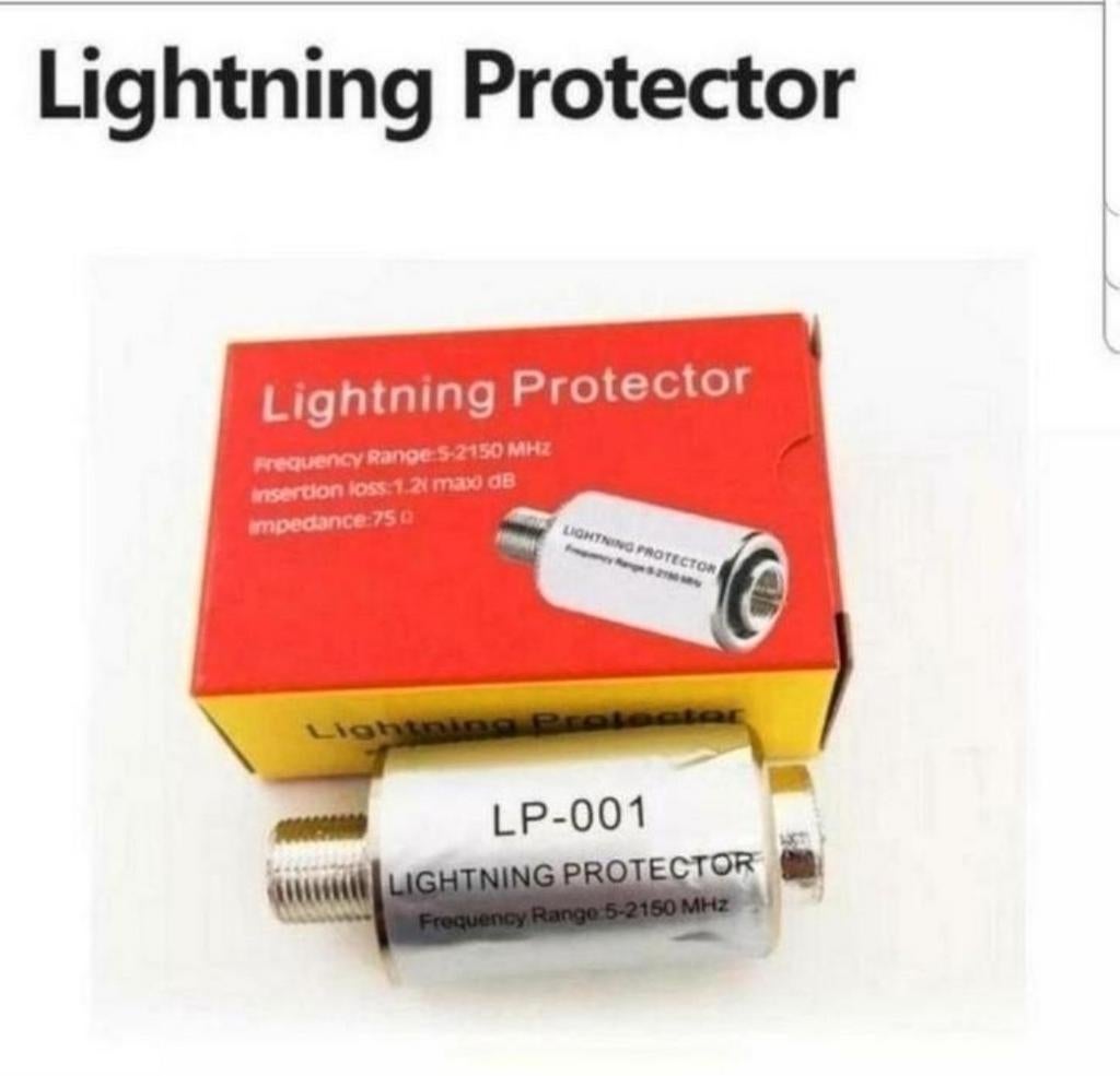 bliksembeveiliging satelliet per stuk €8,95 voor schotel, Audio, Tv en Foto, Schotelantennes, Ophalen of Verzenden, Nieuw, Overige merken