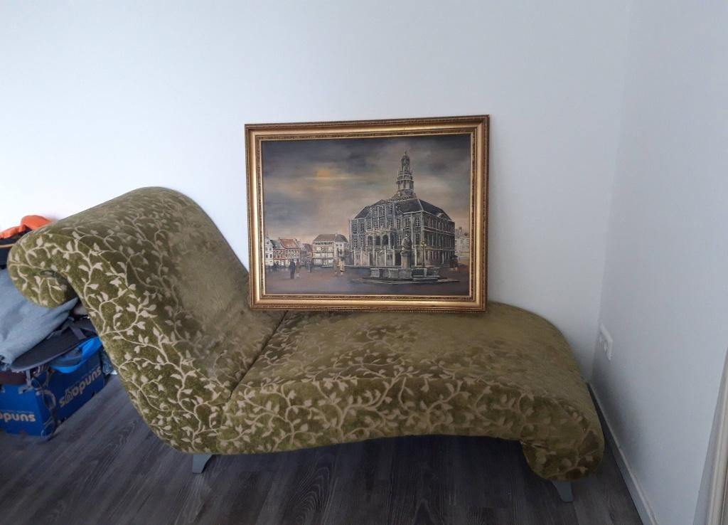 Spoed €65 Groot en gedetailleerd schilderij Maastricht, Ophalen