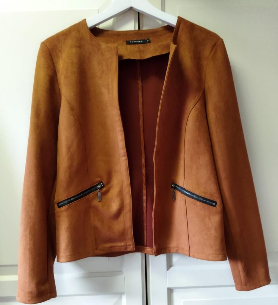 Nieuw: Blazer Pescara Maat M, Kleding | Dames, Jasjes, Kostuums en Pakken, Maat 38/40 (M), Bruin, Pescara, Nieuw