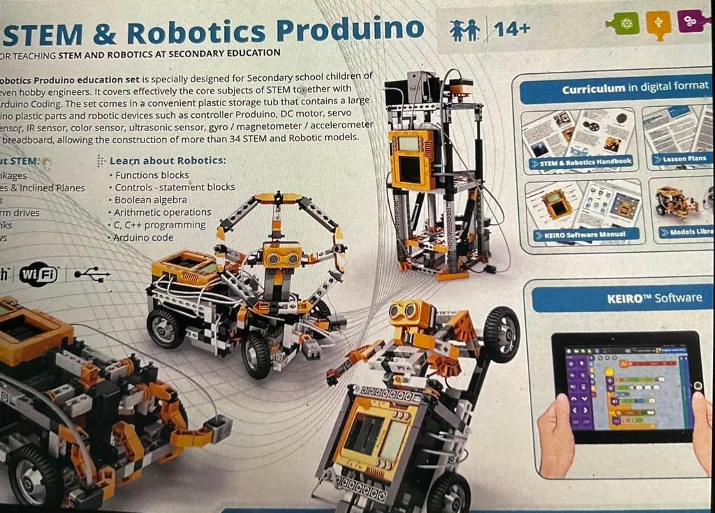 Stem&robotics set e40, 1 speler, Ophalen of Verzenden, Zo goed als nieuw, Strategie en Constructie