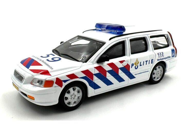 Volvo V70 Politie KPLD 2000 1:43, Overige merken, Auto, Ophalen of Verzenden, Eiberstraat 9 te Dokkum