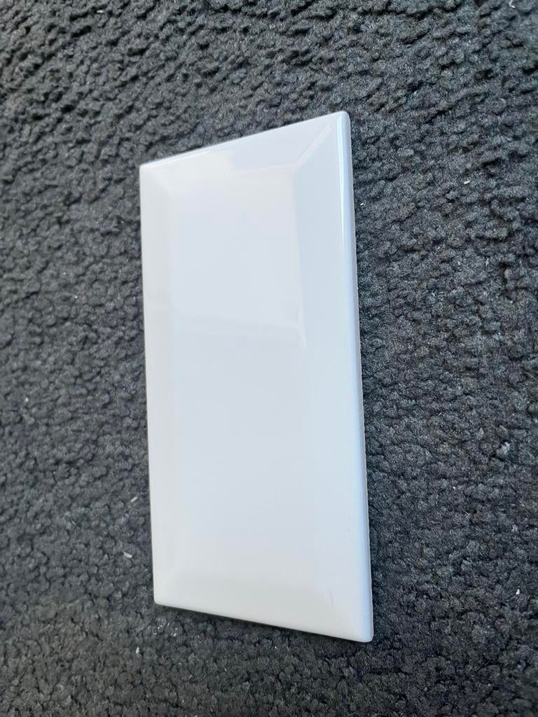 170 Witte Metro Biscuit Tegels 7,5x15 cm, Ophalen, Nieuw, 5 tot 10 m², Minder dan 20 cm