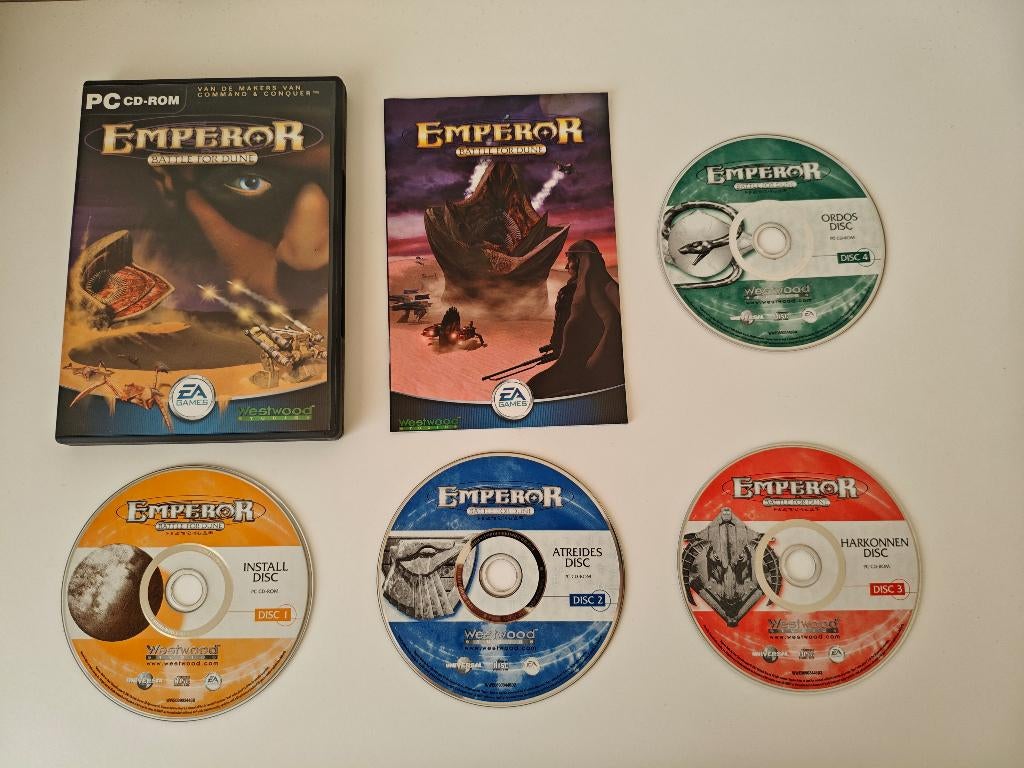 Emperor Battle for Dune PC Game Spel, Spelcomputers en Games, 1 speler, Ophalen of Verzenden, Gebruikt, Vanaf 3 jaar