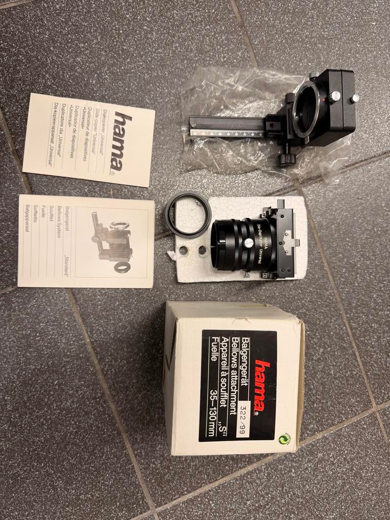 Hama Dia-Duplikator & Balgapparaat - Universeel, Ophalen of Verzenden, Zo goed als nieuw