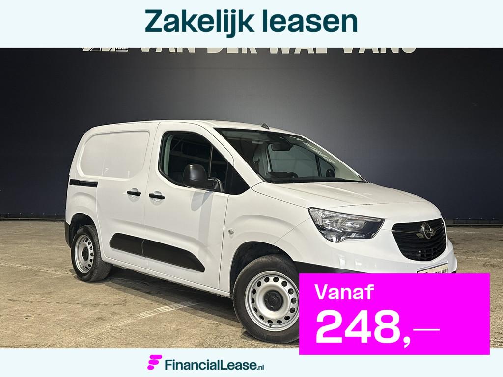 Opel Combo 1.5D 131pk Automaat L1H1 Euro6 Airco | 3-Zits | C, Stof, Gebruikt, 4 cilinders, Wit