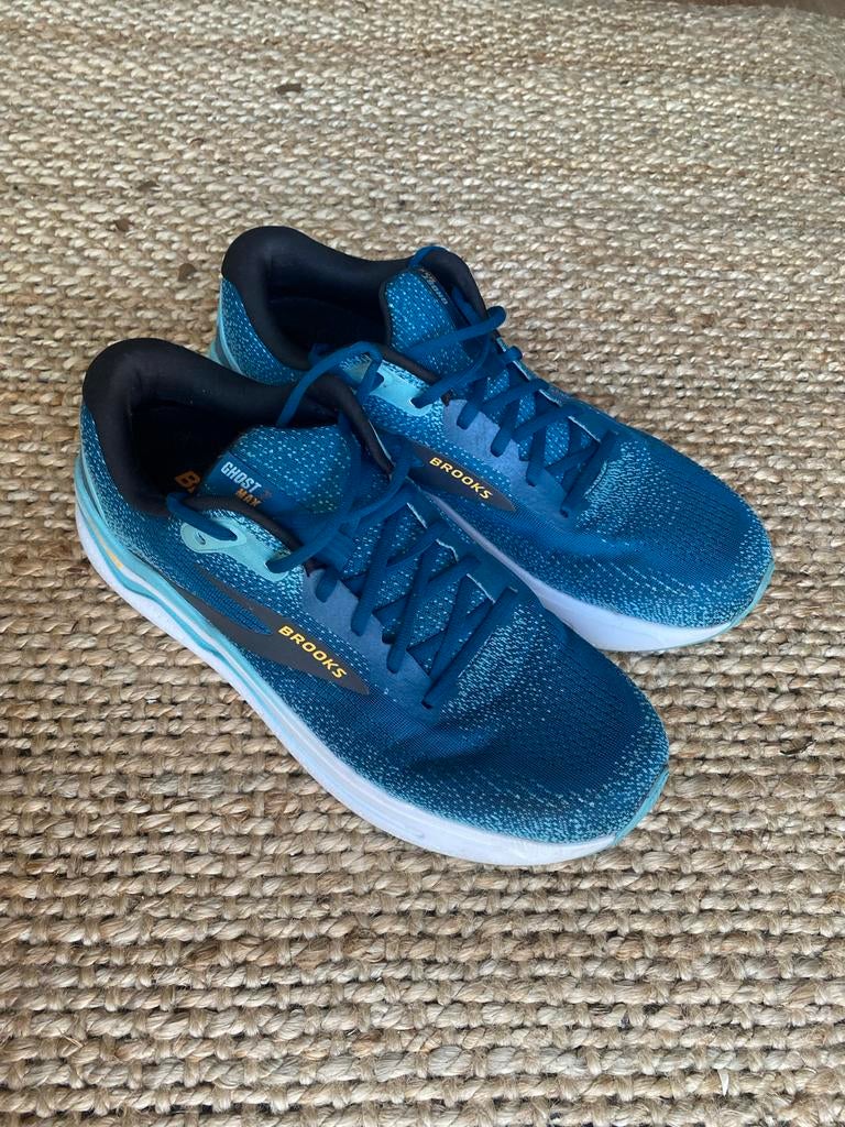 Brooks Ghost Max hardloopschoenen - maat 47,5, Ophalen of Verzenden, Zo goed als nieuw, Blauw, Sportschoenen