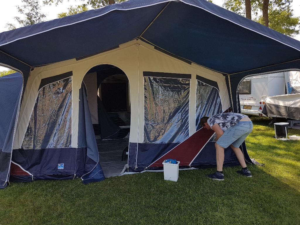 Vouwwagen Jamet Arizona 2011, Caravans en Kamperen, Vouwwagens, Ophalen, Blauw, Aanwezig, Meer dan 6