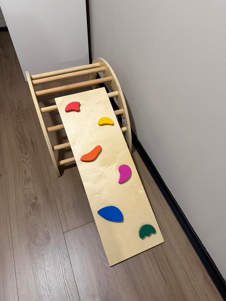 Klimrek met Glijbaan/Klimwand, Ophalen, Nieuw, Glijbaan