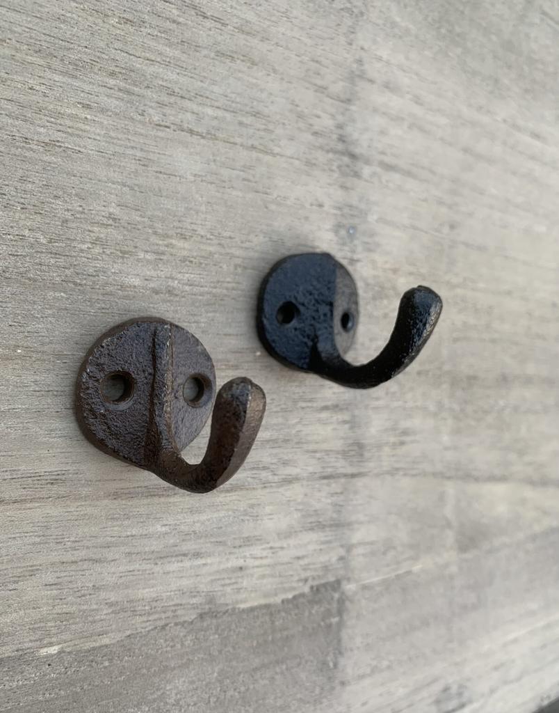 Kapstokhaak kapstokhaakjes gietijzer beslag, Wandkapstok, Nieuw, Ophalen of Verzenden, Minder dan 100 cm