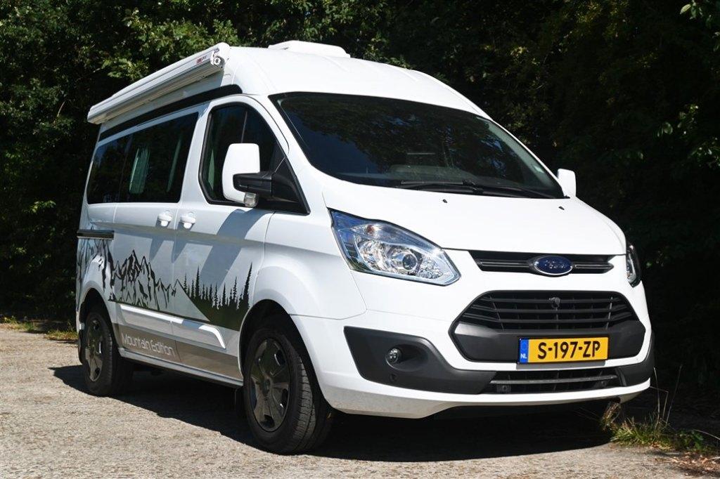 Buscamper Ford Transit custom L1H2 131PK 2017, Buscamper of Camperbus, Luifel, Tot en met 2, Bedrijf