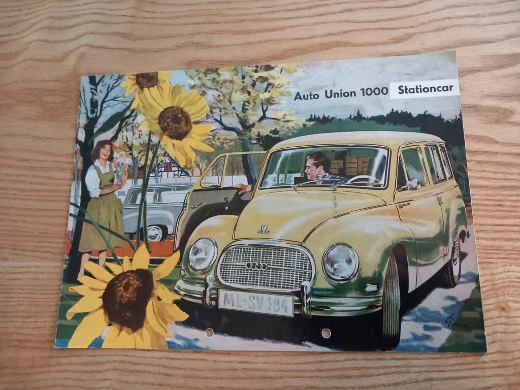 DKW auto union folder, Ophalen of Verzenden