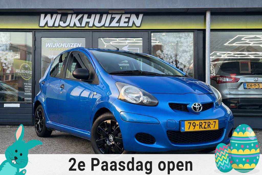 Toyota Aygo 1.0-12V Now met Airco ! Dealer Onderhouden ! Nap, Euro 5, Stof, Gebruikt, Zwart