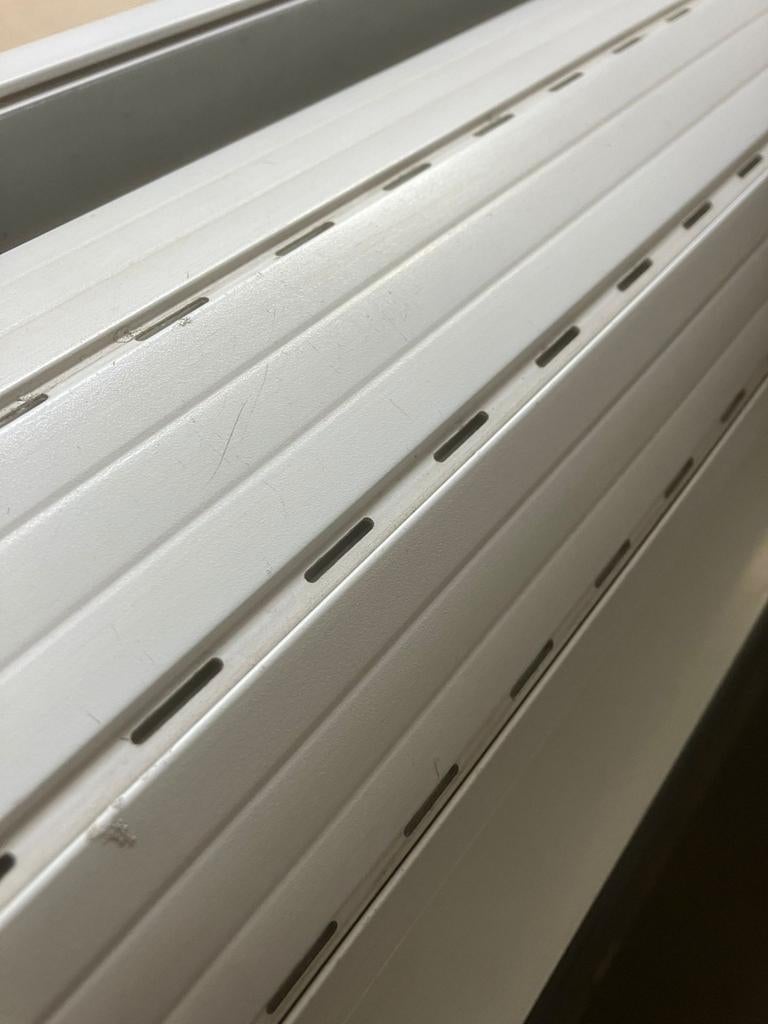 Rolluik elektrisch/* afstandb 108.5cm br x 208cm hoog, Ophalen, 100 tot 150 cm, 200 cm of meer, Wit