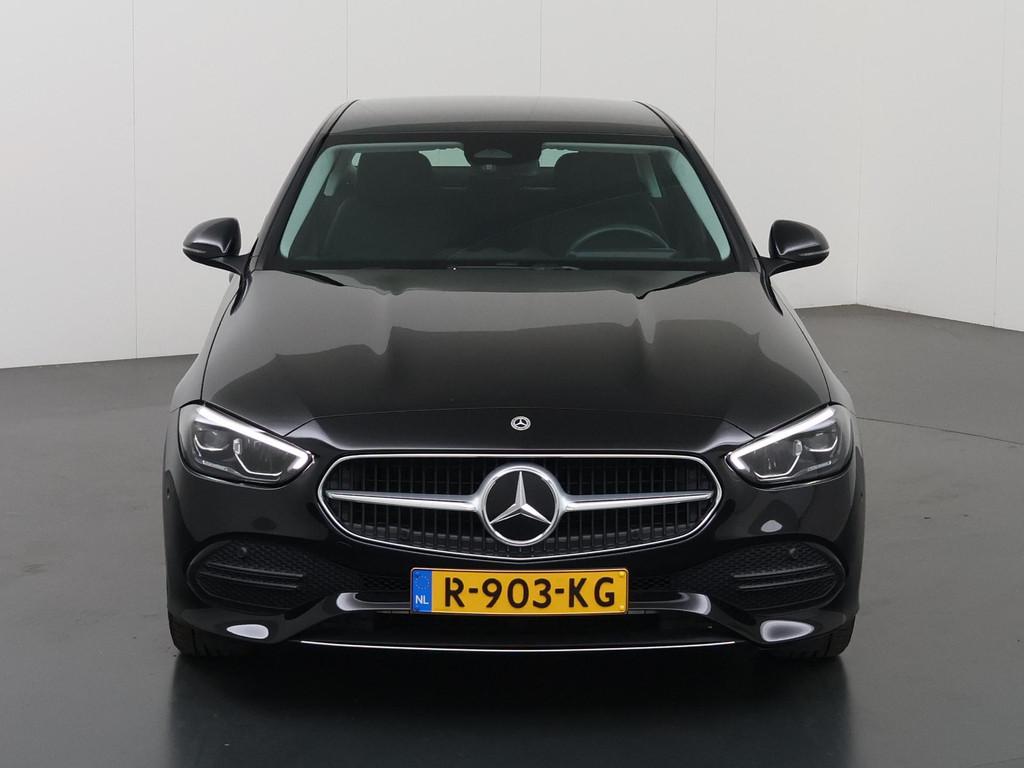 Mercedes-Benz C-klasse 180 Luxury Line | Keyless Go | Stoelv, Auto's, 4 cilinders, Zwart, Bedrijf, 170 pk
