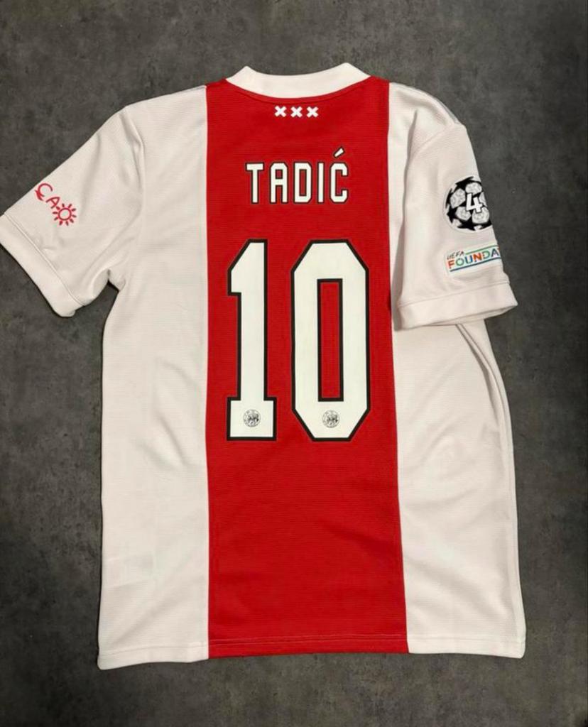 Matchworn Tadic Ajax, Maat L, Ophalen of Verzenden, Zo goed als nieuw, Shirt