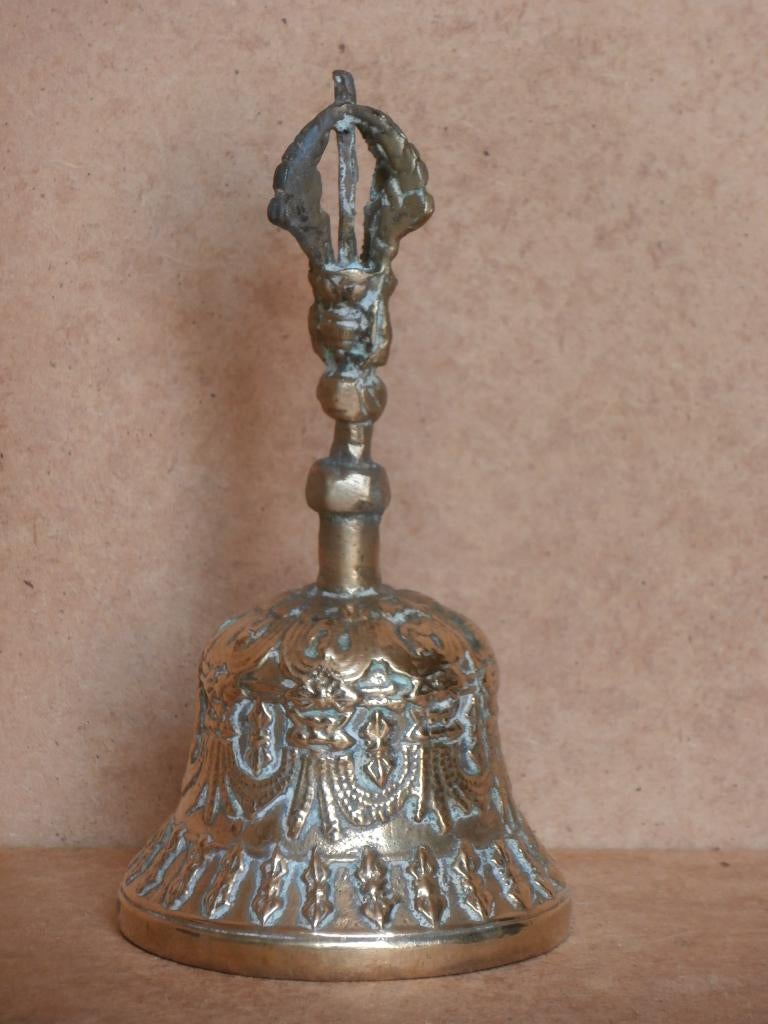 Ghanta bel Tibetaanse rituelen meditatie tempelbel vajra, Ophalen of Verzenden, Koper