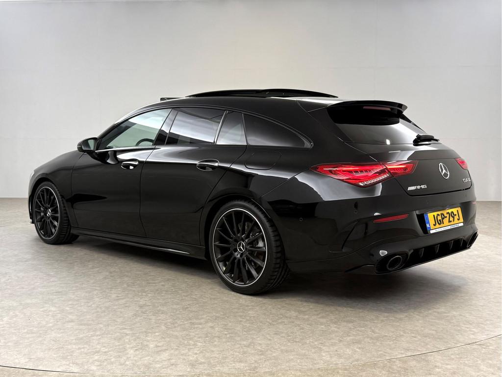 Mercedes-Benz CLA-Klasse AMG 35 4MATIC 306PK | Pano | Burmes, Auto's, CLA, Euro 6, Zwart, Vierwielaandrijving