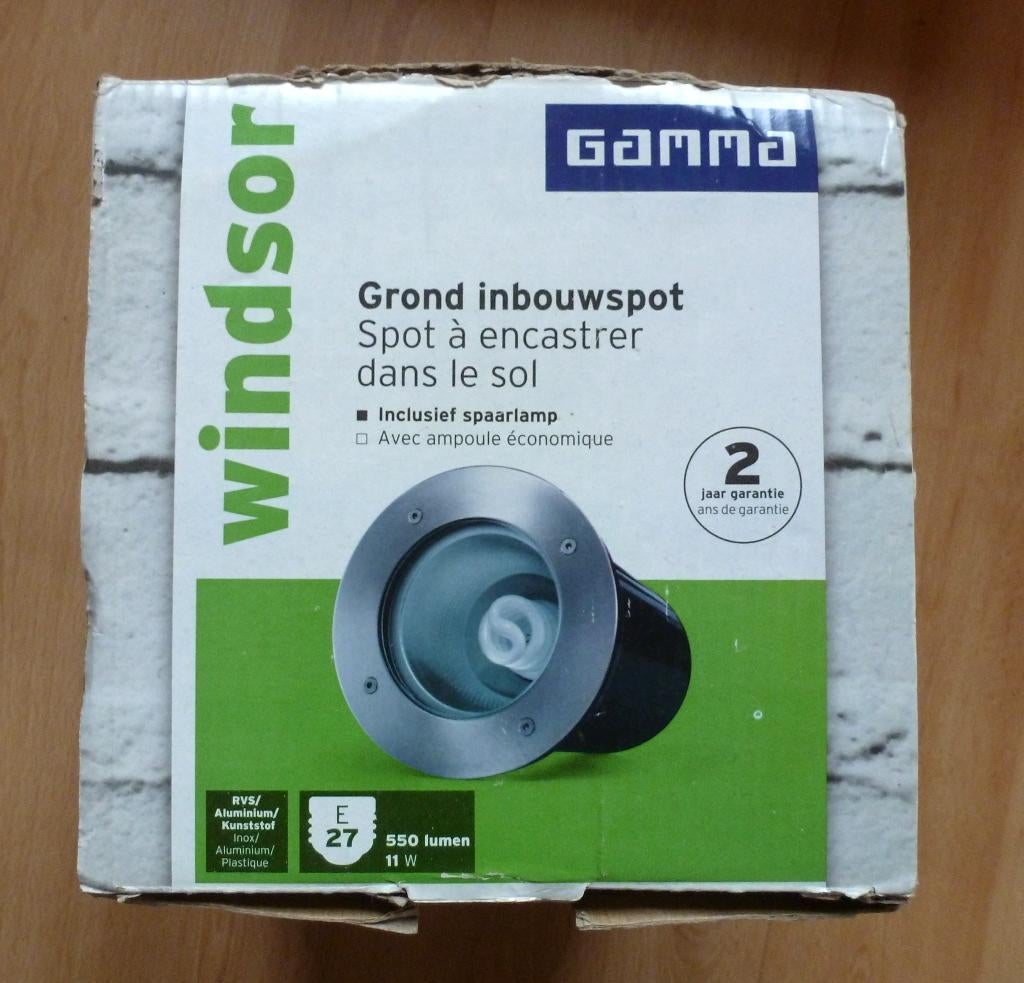 grondspot, grond inbouwspot buiten , Nieuw!, Minder dan 50 watt, Ophalen of Verzenden, Netvoeding, Waterbestendig