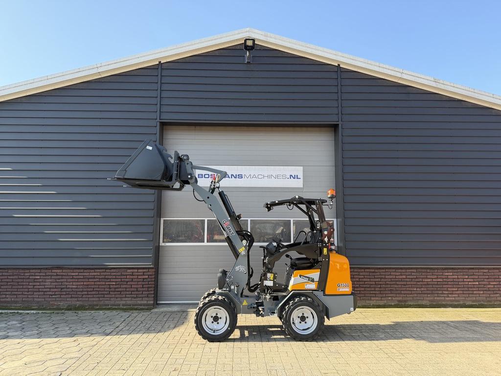 Giant G1500 minishovel NIEUW met klapdak, Tobroco, Info@tobroco.nl, Sprendlingenstraat 57
5061 KM  Oisterwijk, NL, Wiellader of Shovel