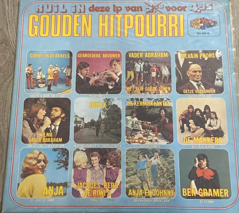 Gouden Hitpourri LP, Gebruikt, Ophalen of Verzenden, 1970 - 1979, Complilatie