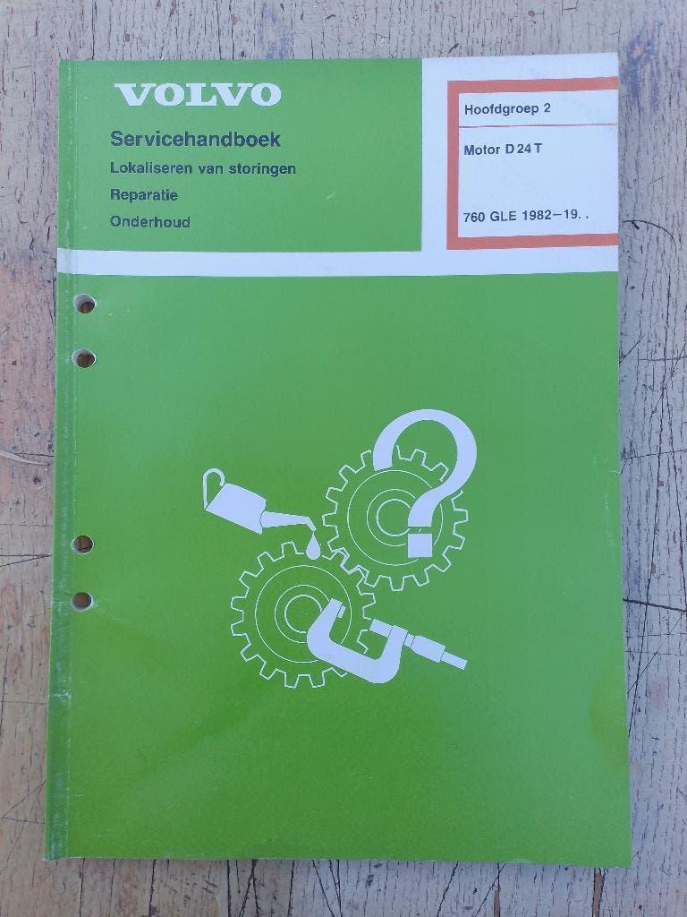 Werkplaatshandboek Volvo 760 D24T 6-cil Turbodieselmotor, Ophalen of Verzenden, Gelezen, Volvo