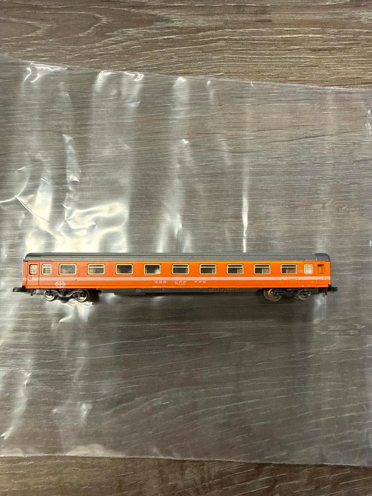 Lima SBB CFF FFS Wagon Oranje marklin mini, Gebruikt, Gelijkstroom of Wisselstroom, Wagon, Ophalen of Verzenden