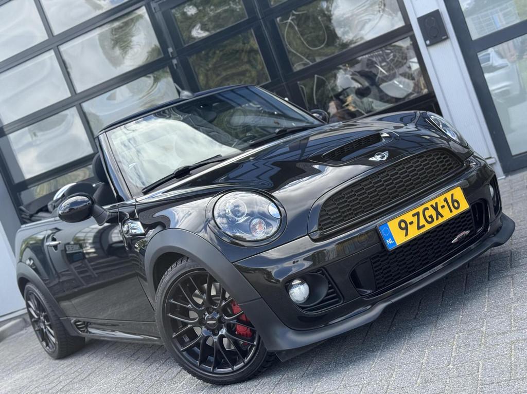Mini COOPER S Cabrio 1.6 John Cooper Works 211PK+ / LUXE!, Auto's, Voorwielaandrijving, Euro 5, 15 km/l, Gebruikt