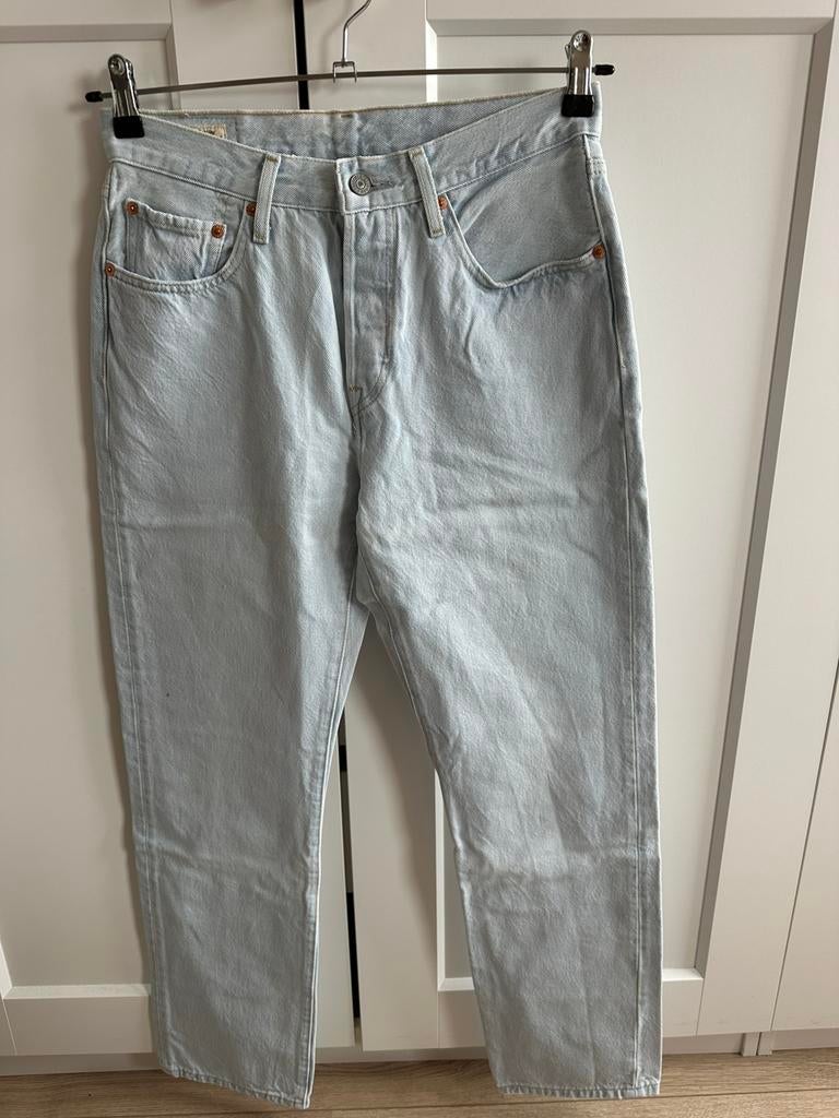 Levi’s spijkerbroek 501 - lichtblauw -maat W27xL30, Ophalen of Verzenden, Zo goed als nieuw, Blauw