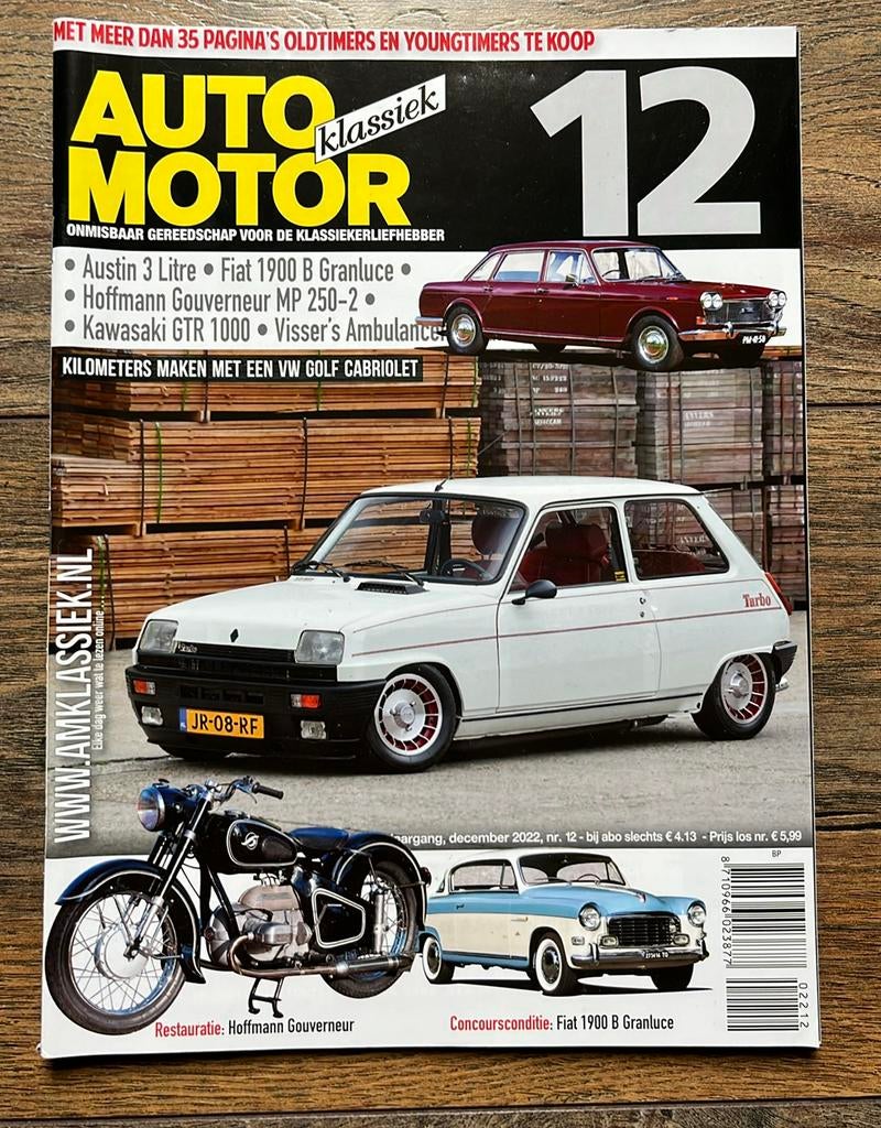AMK: R5 Alpine Turbo, VW Golf Cabrio, Ford Capri, Boeken, Auto's | Folders en Tijdschriften, Zo goed als nieuw, Algemeen, Ophalen of Verzenden