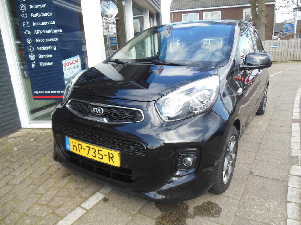 Kia Picanto 1.0 CVVT DynamicLine 6 maandan Bovag garantie, Auto's, Kia, Voorwielaandrijving, Euro 5, Gebruikt, Zwart