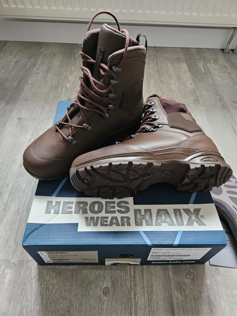 Haix gevechtslaars bruin maat 275B, nieuw in doos, Kleding | Heren, Bruin, Haix, Nieuw, Ophalen of Verzenden