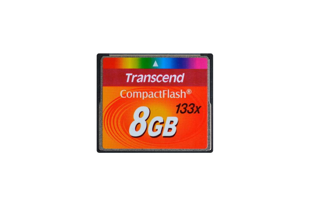 Transcend 8GB CompactFlash 133 geheugenkaart, Support-nl@transcend-info.com, 8 GB, Ophalen of Verzenden, Zo goed als nieuw