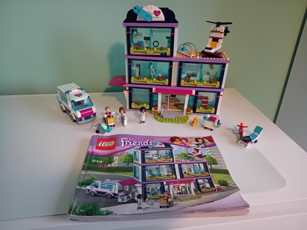 Lego friends hospital 41318, Ophalen, Zo goed als nieuw