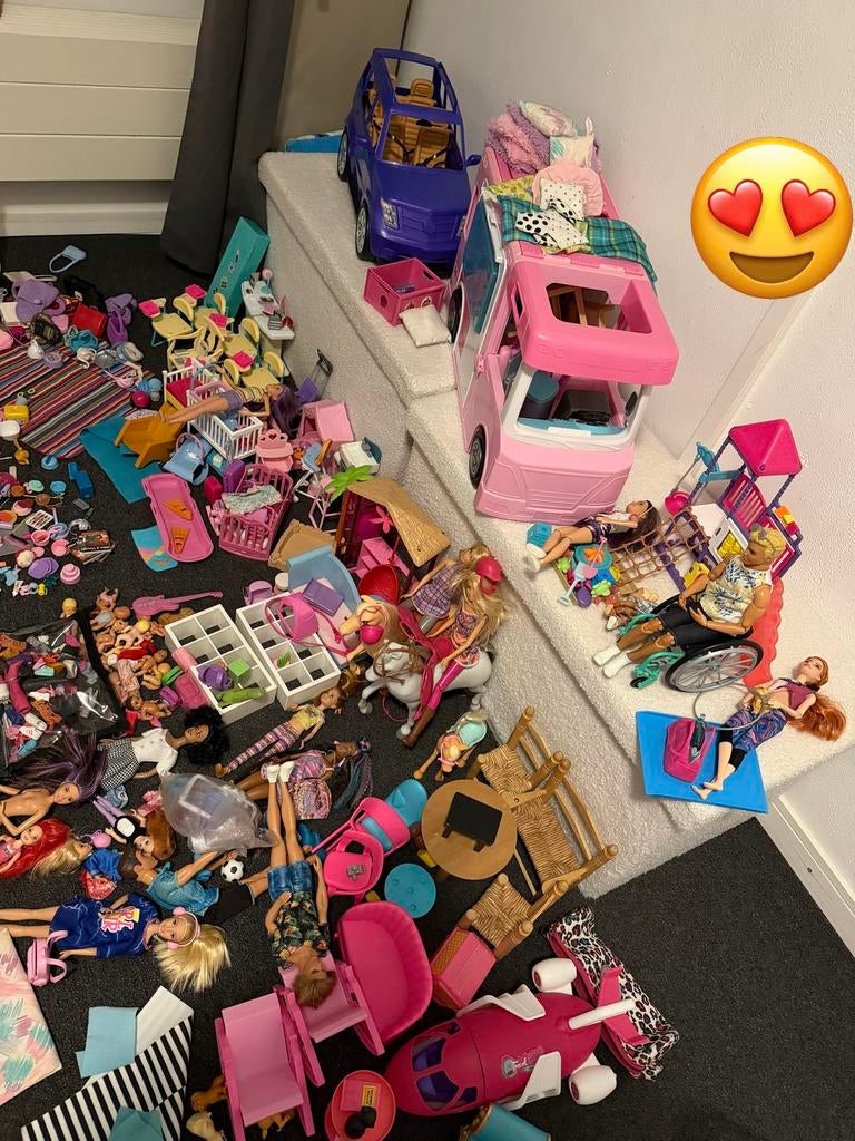 Barbie Mattel verzameling, Verzamelen, Ophalen of Verzenden, Zo goed als nieuw, Poppenhuis