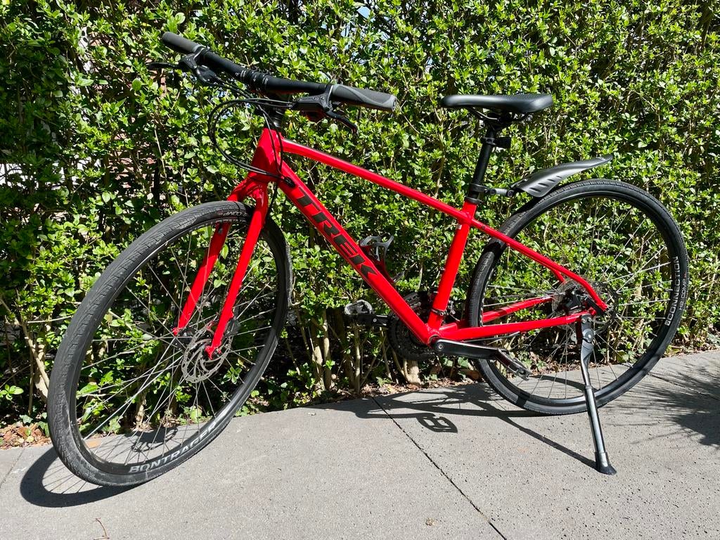 Trek FX2 Jongensfiets, 28 inch, Gebruikt, Meer dan 20 versnellingen, 53 tot 57 cm