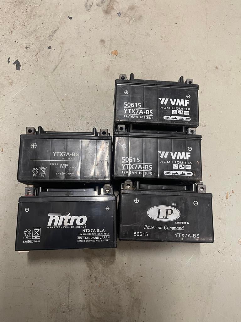 Oude scooter accu’s, Ophalen, Gebruikt