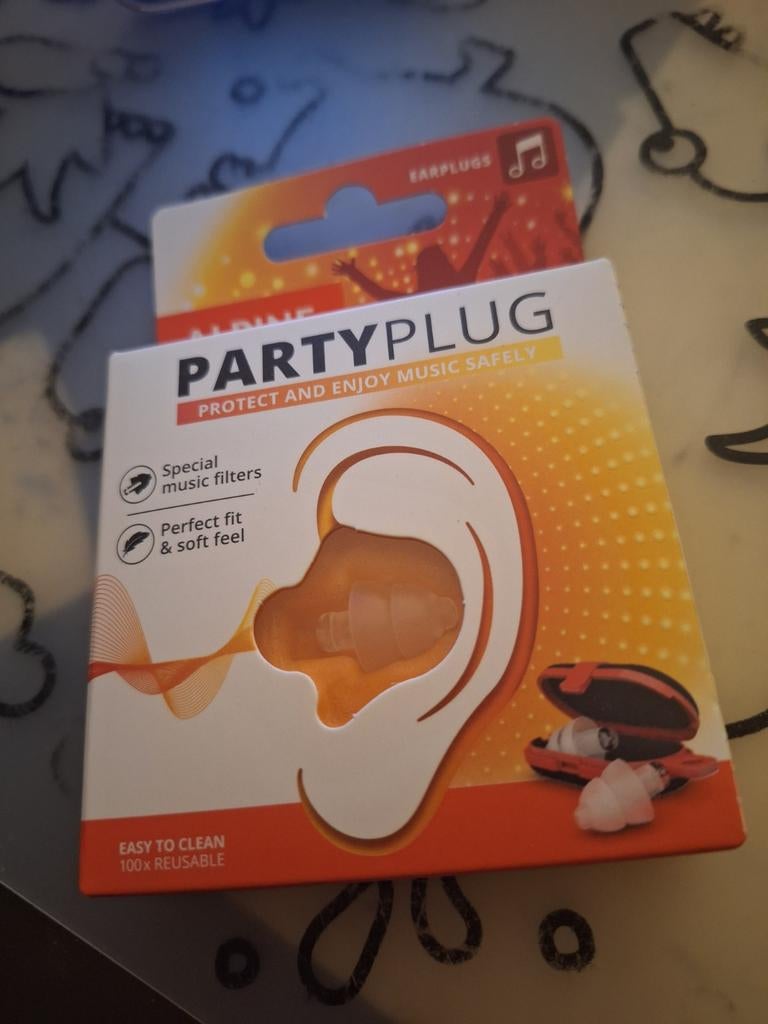Alpine Partyplug classic oordoppen festival, Doe-het-zelf en Verbouw, Gehoorbeschermers, Ophalen of Verzenden, Nieuw