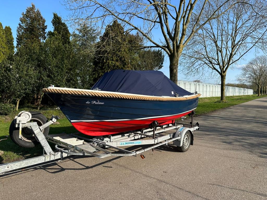 Antaris 501 Sloep + Yamaha 9.9PK 4T | Nieuwe tent &Vaarklaar, 10 tot 30 pk, Binnenboordmotor, Ophalen of Verzenden, Zo goed als nieuw