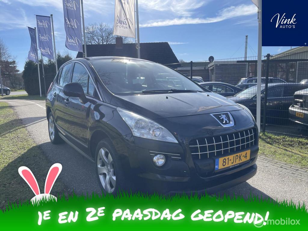 Peugeot 3008 1.6 VTi Première | Panoramadak | Cruise en cli, Voorwielaandrijving, Gebruikt, 4 cilinders, Zwart